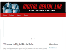 Tablet Screenshot of digitaldentallab.com